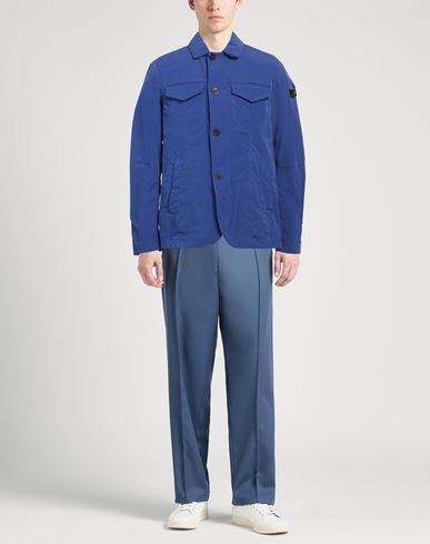 Peuterey Man Jacket Blue Size L Polyamide, Polyester