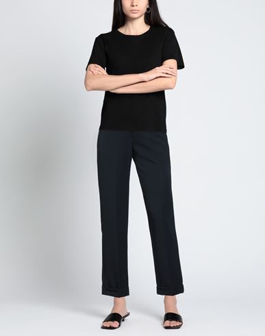 Woman Pants Navy Size 2 Polyester, Viscose, Elastane
