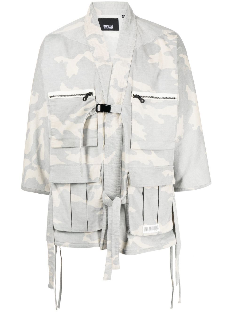 Corduroy camouflage jacket - White