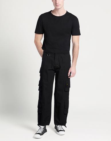 Man Pants Black Size L Cotton