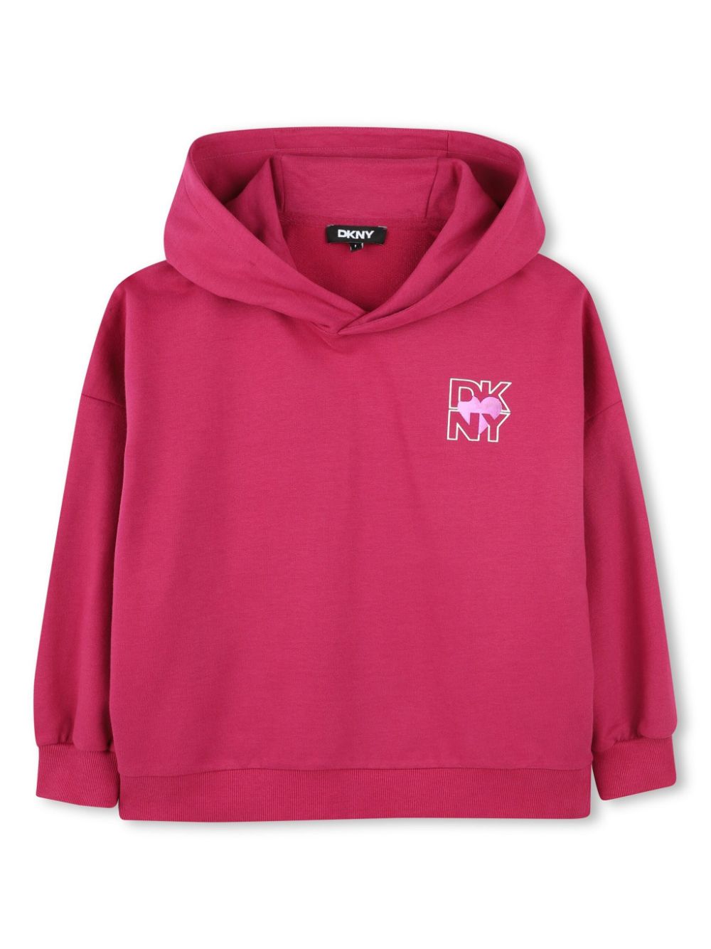 Logo-print hoodie - Pink