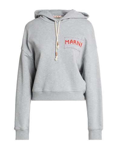 Woman Sweatshirt Light grey Size 6 Cotton