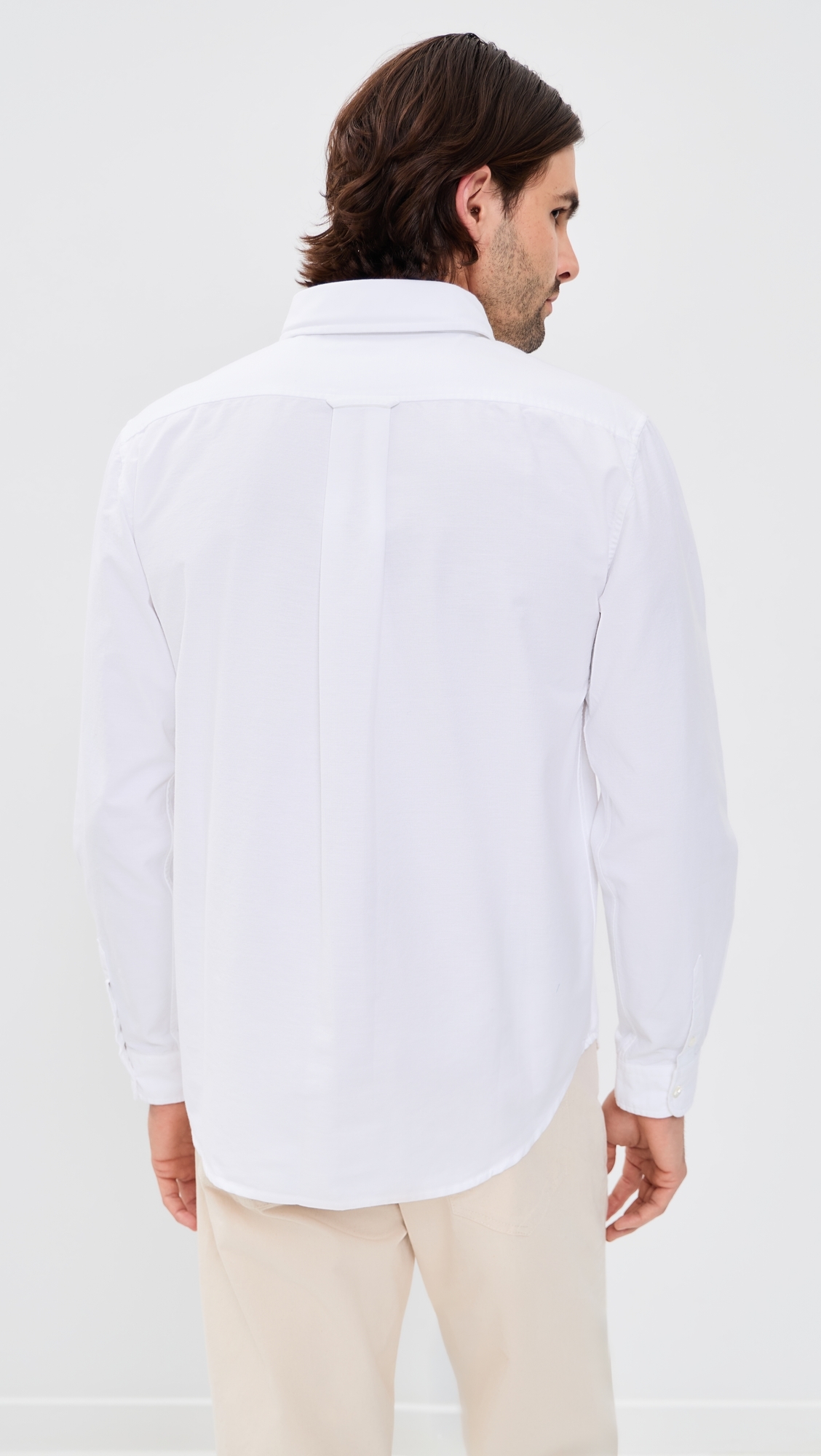 Beefy Cotton Oxford Shirt White