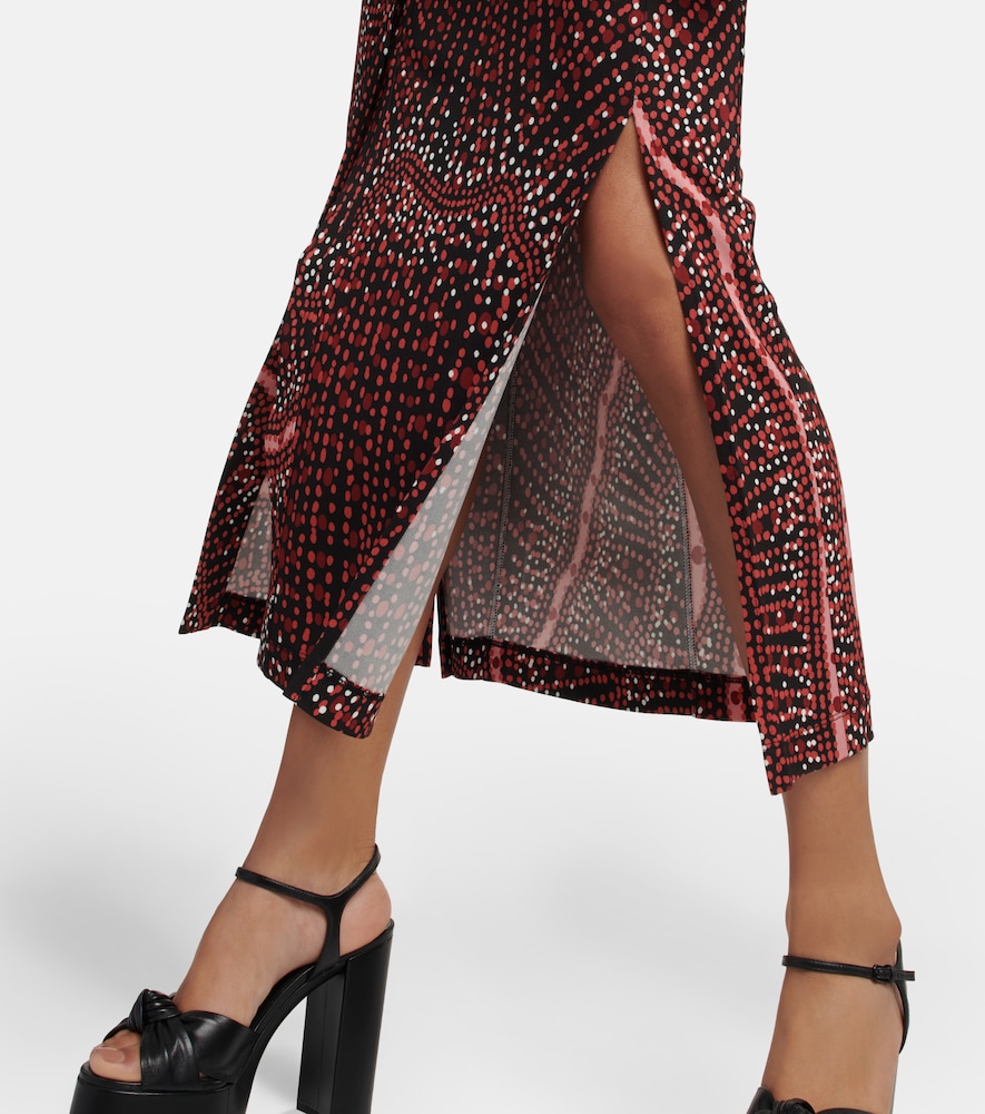 Claudia printed shirt dress