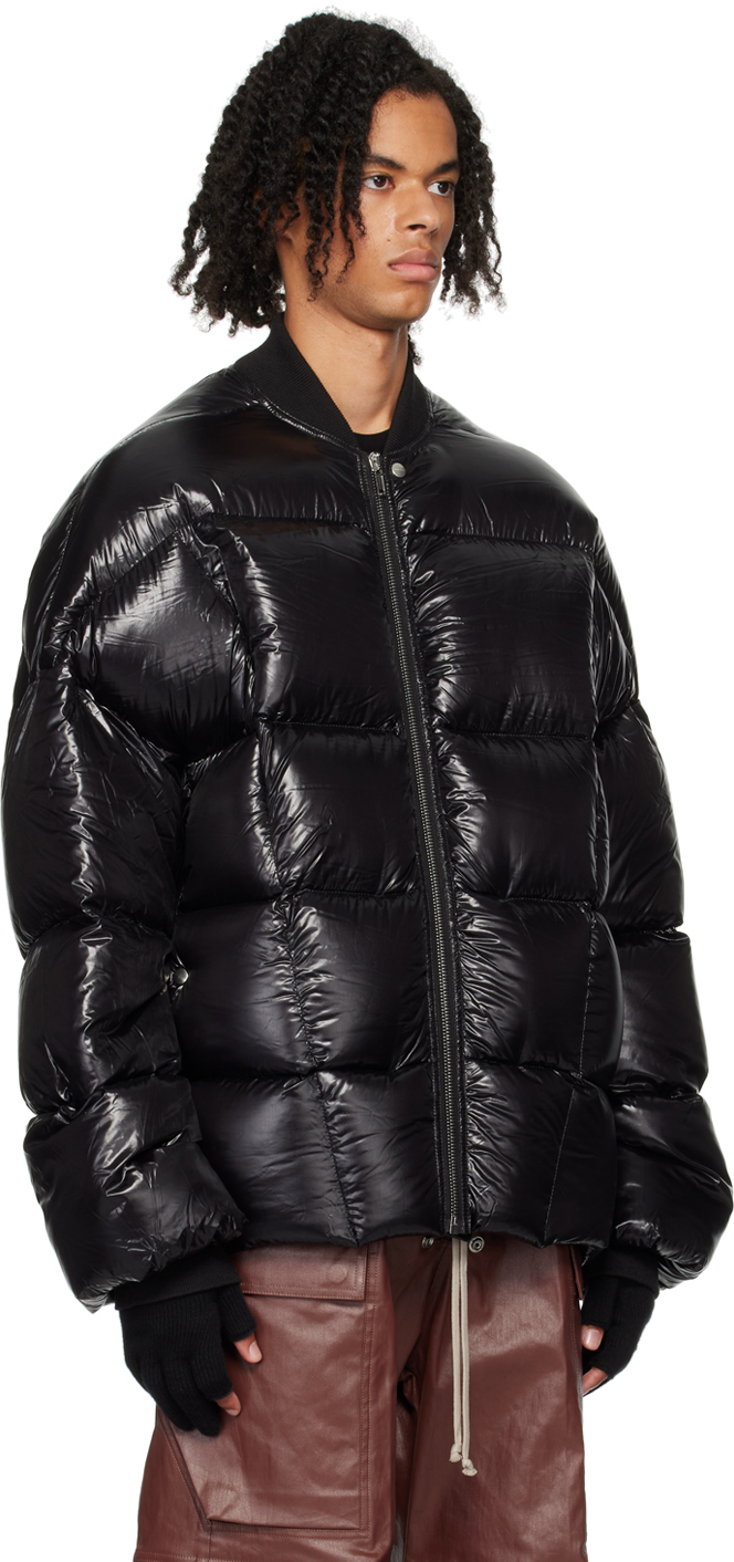 Rick Owens ブラック Porterville Flight ダウンジャケット