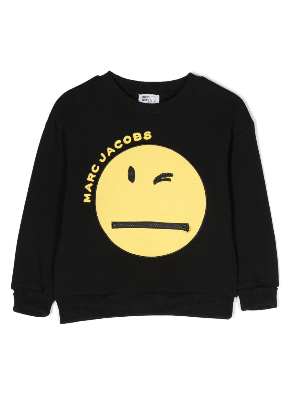 X Smiley World cotton sweatshirt - Black