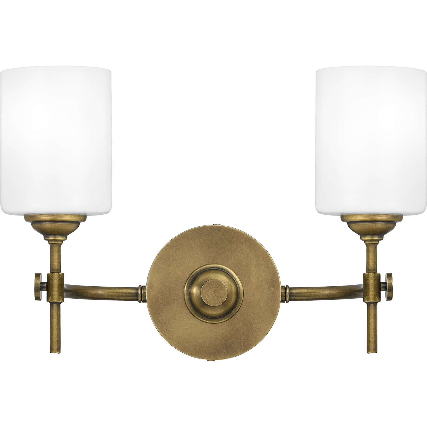 Aria 2-Light Bathroom Vanity Light in Weathered Bra