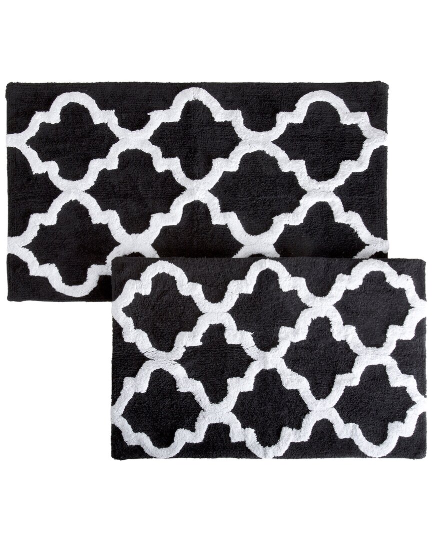 Cotton Plush 2Pc Bath Mat Set