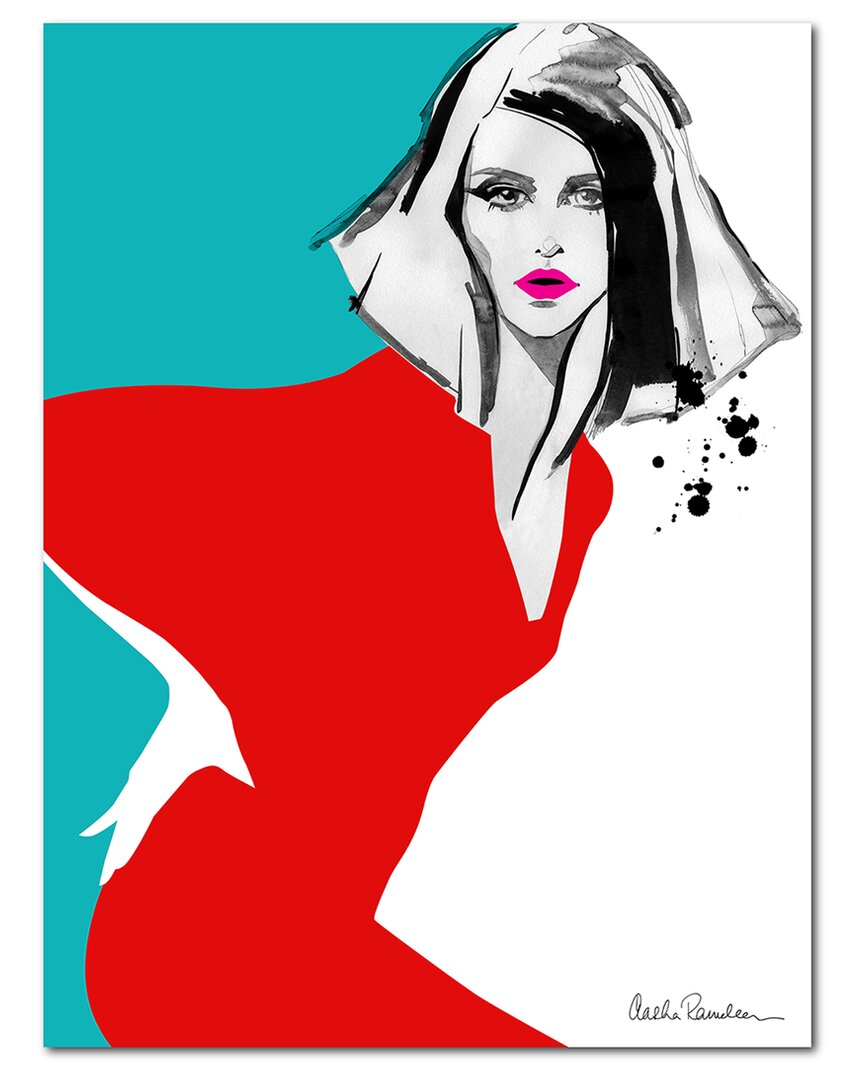 Red Beauty Canvas Wall Art