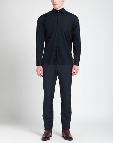 Man Shirt Midnight blue Size XXL Cotton, Elastane