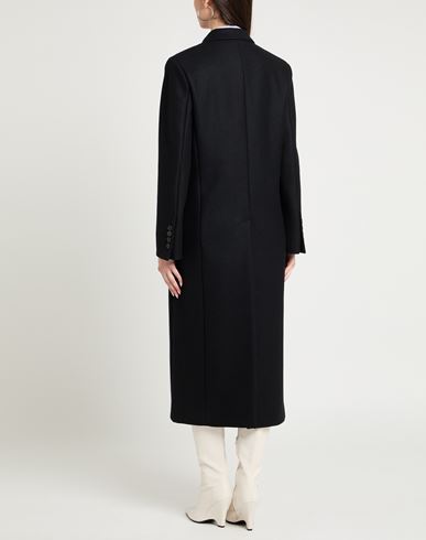 Woman Coat Black Size 4 Wool