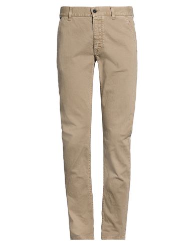 Man Pants Light brown Size 32 Cotton, Elastane