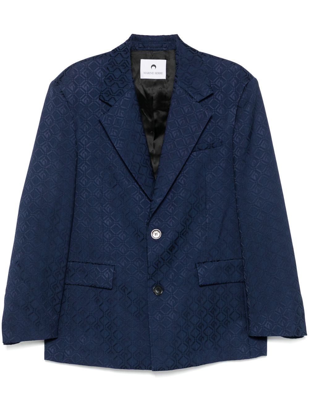 Moon Diamond jacquard blazer - Blue
