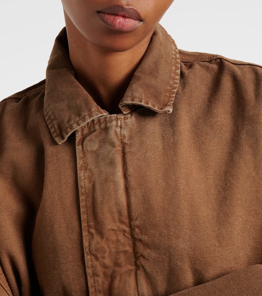 Harlem cotton canvas bomber jacket