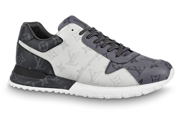 Run Away Sneakers 'White Monogram Ice and Dark Gray Monogram'