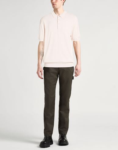 Man Polo shirt Beige Size XL Cotton