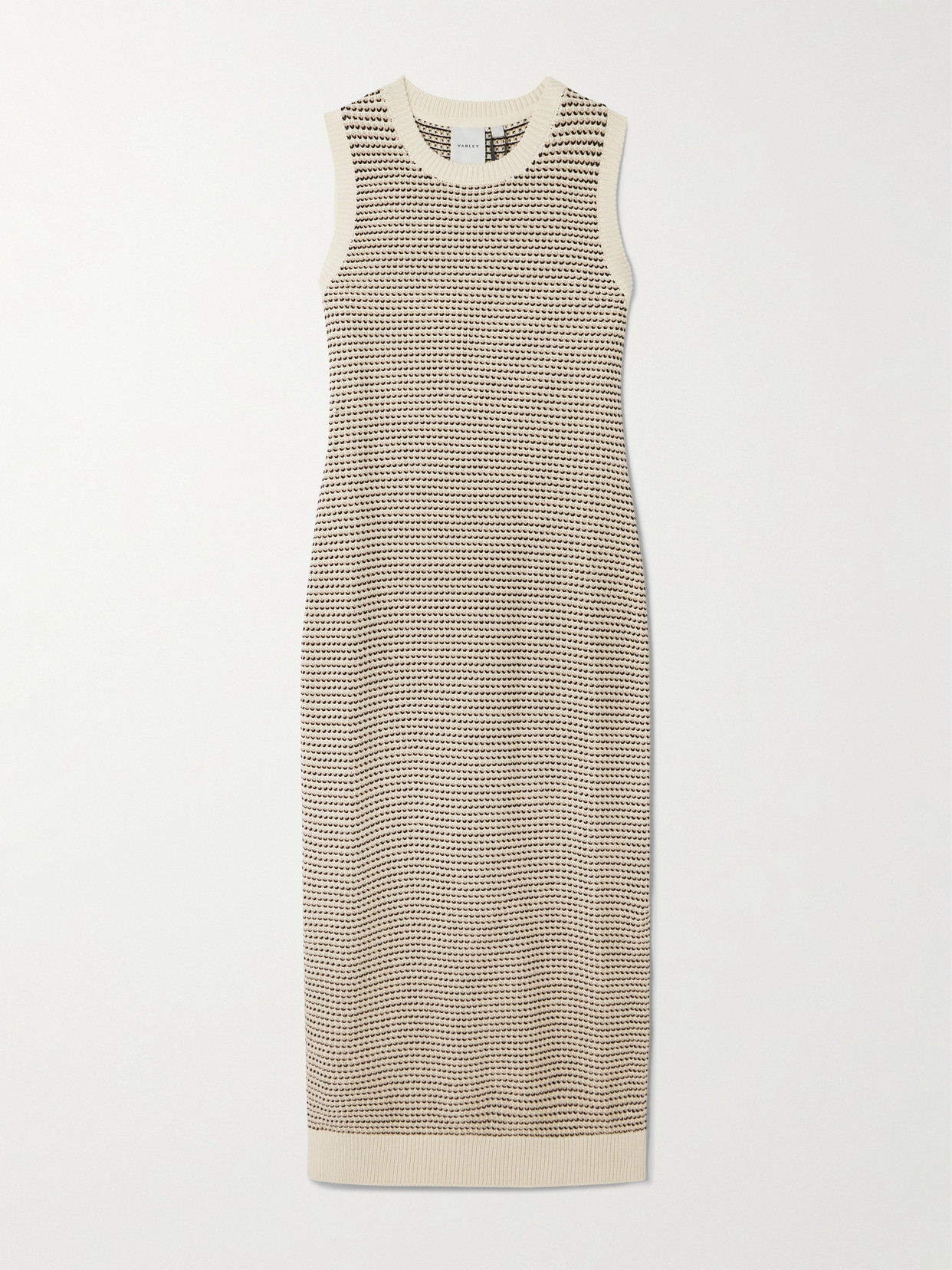 Sadia Cotton Midi Dress - Brown