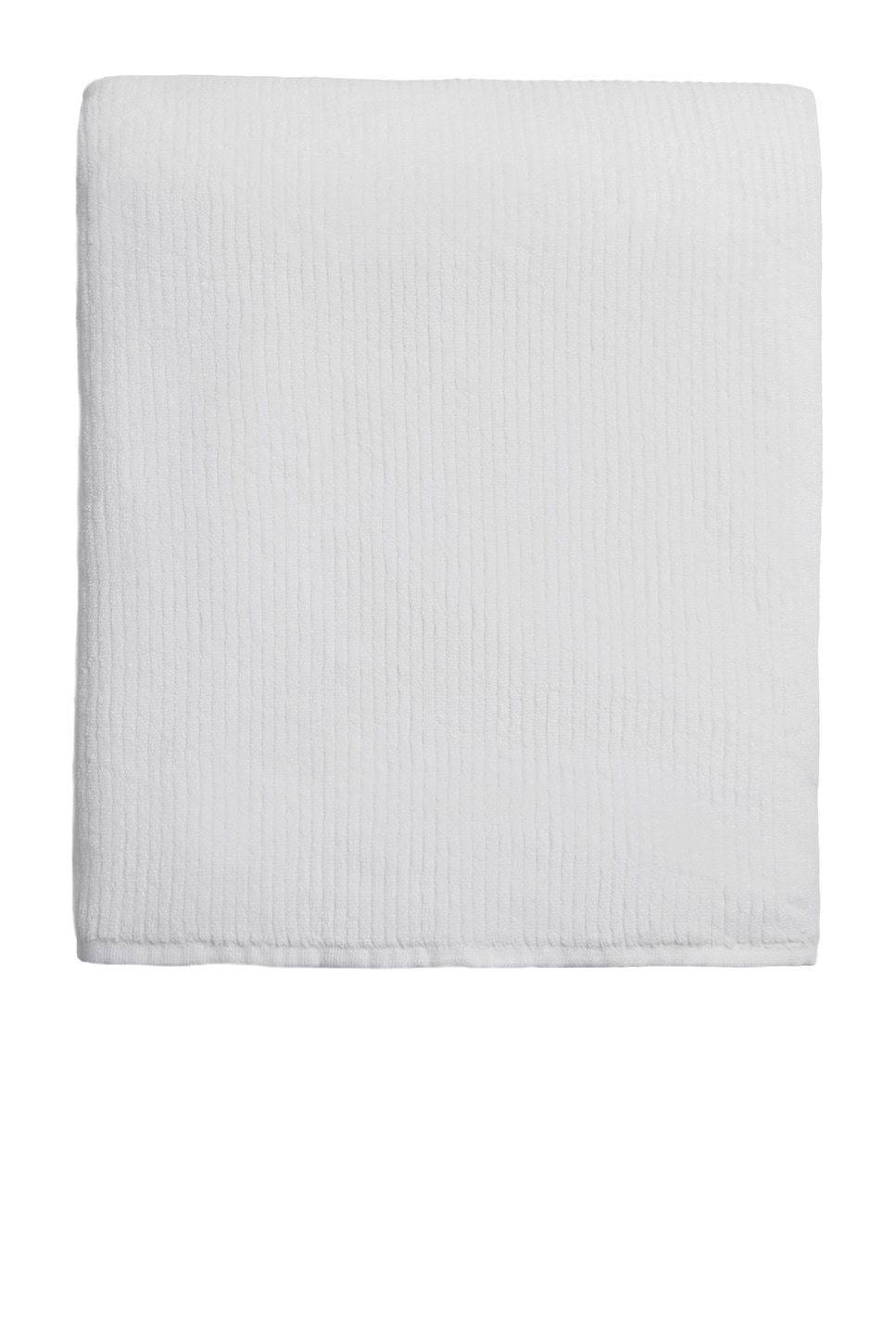 Parachute Soft Rib Hand Towel in White - White. a