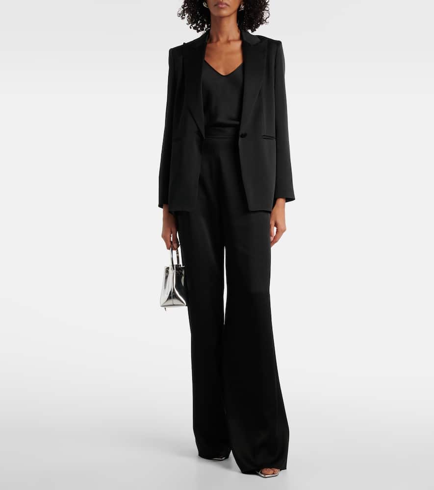 Max Mara Ieti satin wide-leg pants