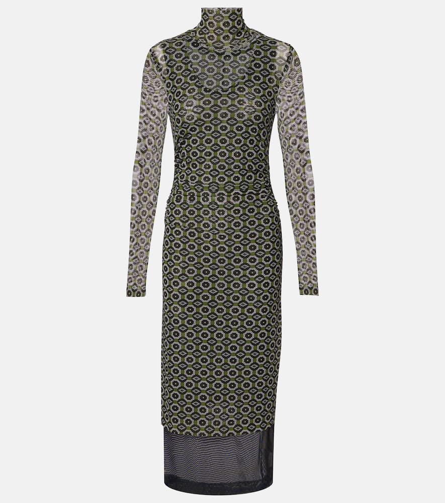 Printed midi dress