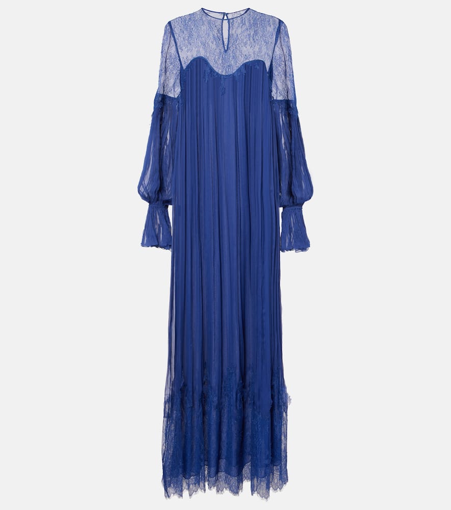Costarellos Renia chantilly lace gown