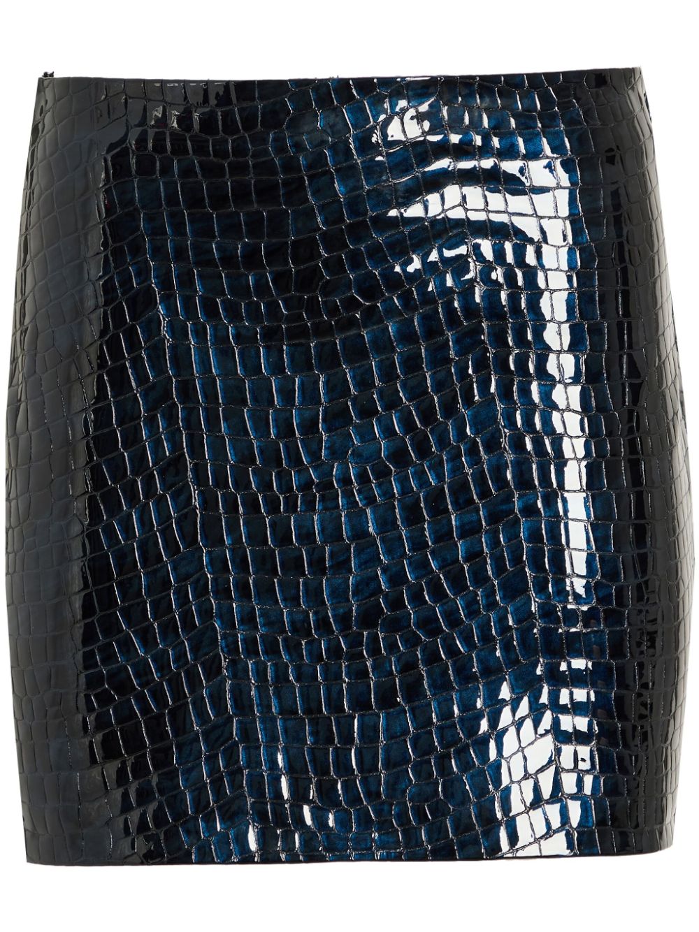 Camila leather skirt - Blue