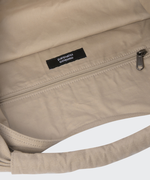 Washed Canvas Drip Shoulder Bag