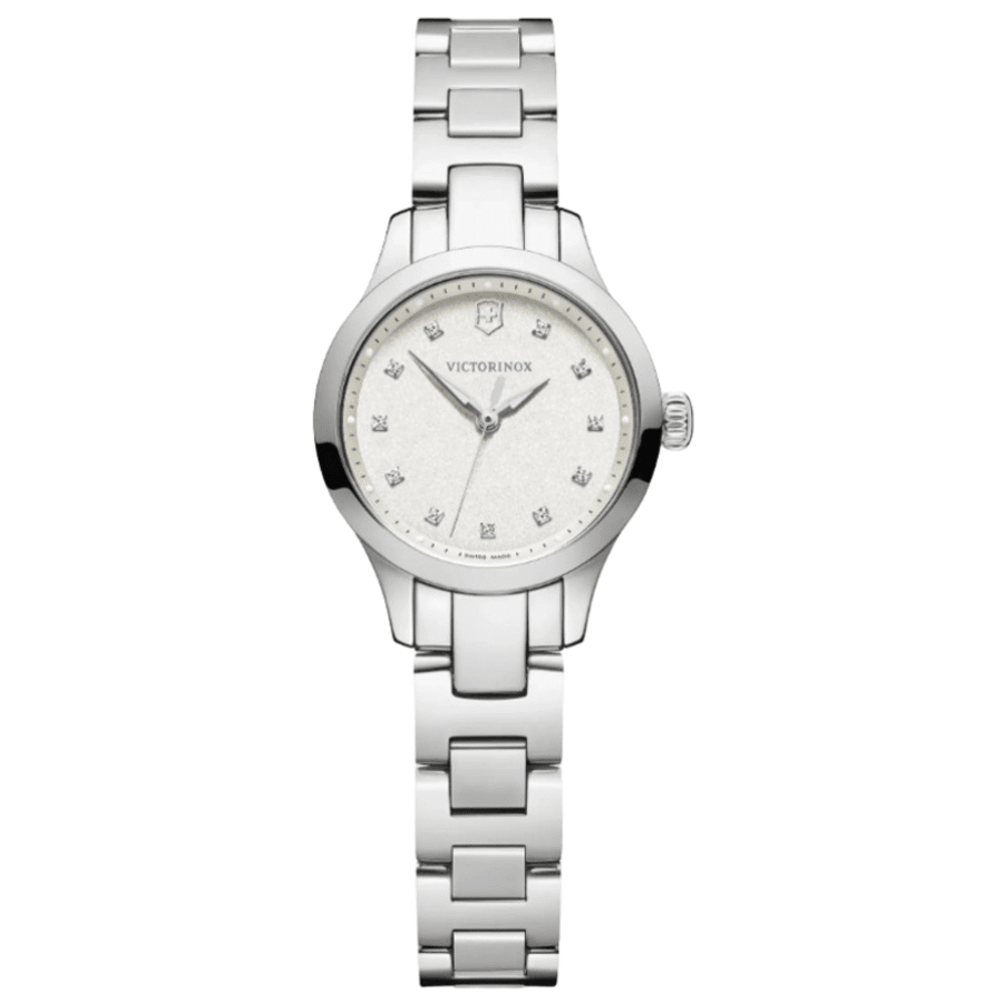 Alliance XS Quartz White Crystal Dial Steel Women's Watch 241875