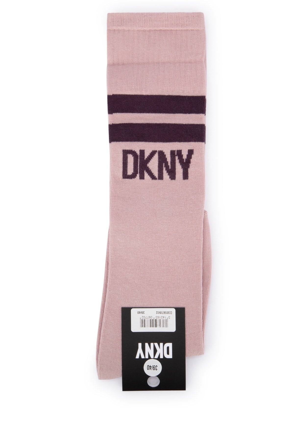 Logo-Striped Socks — Pink