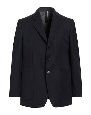 Low Brand Man Blazer Midnight blue Size 3 Polyester, Virgin Wool