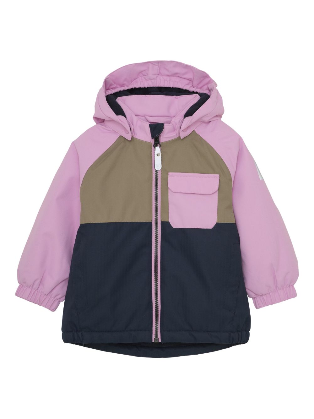Colour-block jacket - Pink