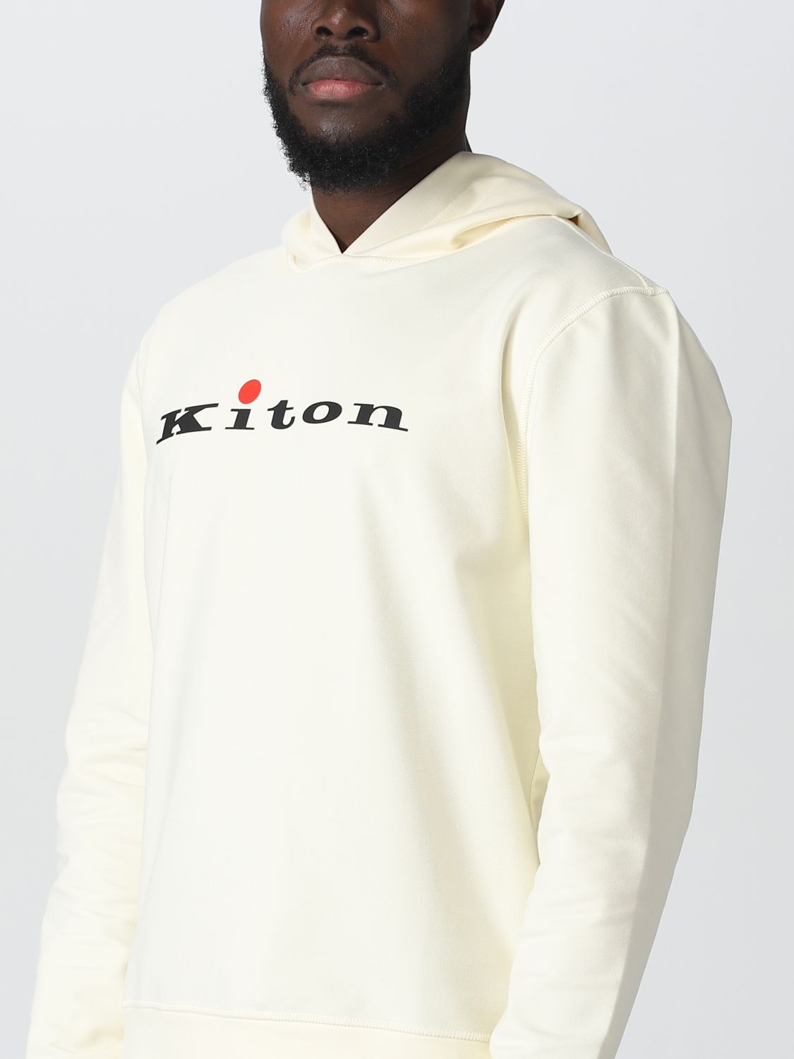 Sweatshirt Men color Yellow Cream