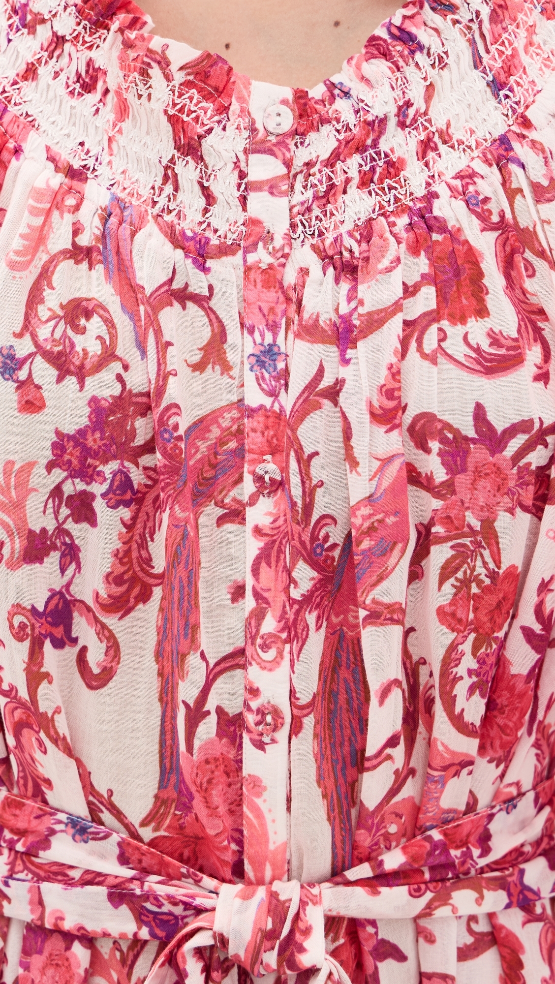 Flagler Maxi Dress Royal Birds Sunrise One Size