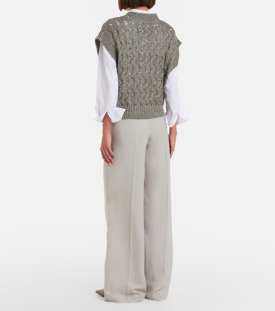 Monili wide-leg pants