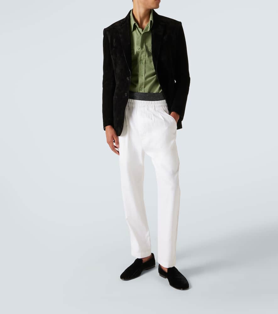 Cotton and silk shirt