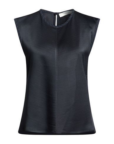 Woman Top Navy Size 8 Acetate, Viscose, Polyester