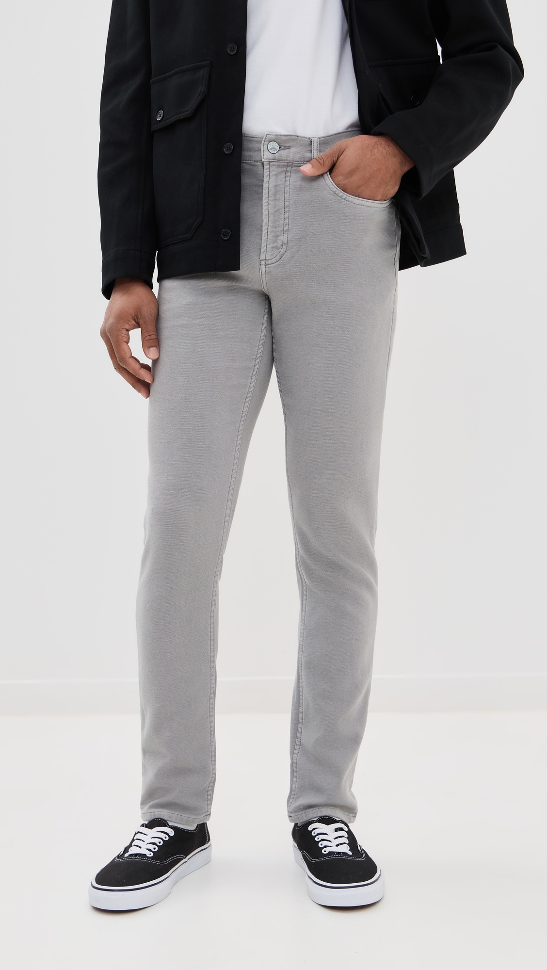 Faherty Stretch Terry 5 Pocket Pants Iron