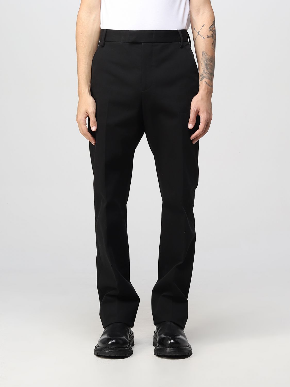 Pants Men color Black