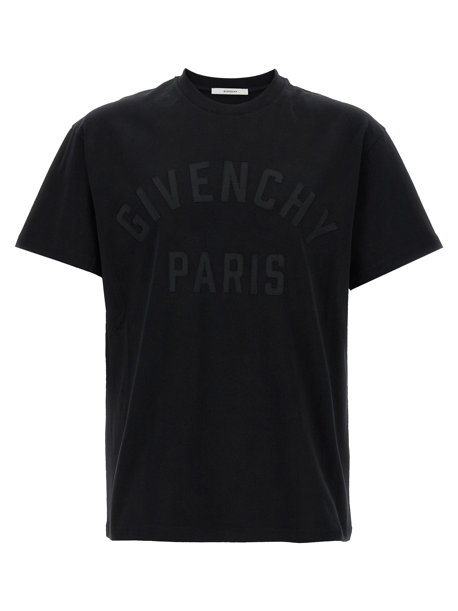 Logo-Embroidered T-Shirt — Black