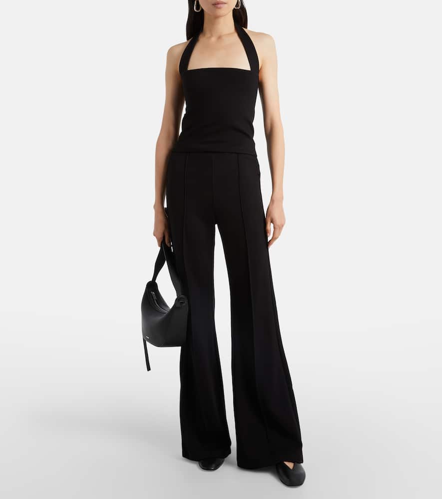 Rio jersey wide-leg pants