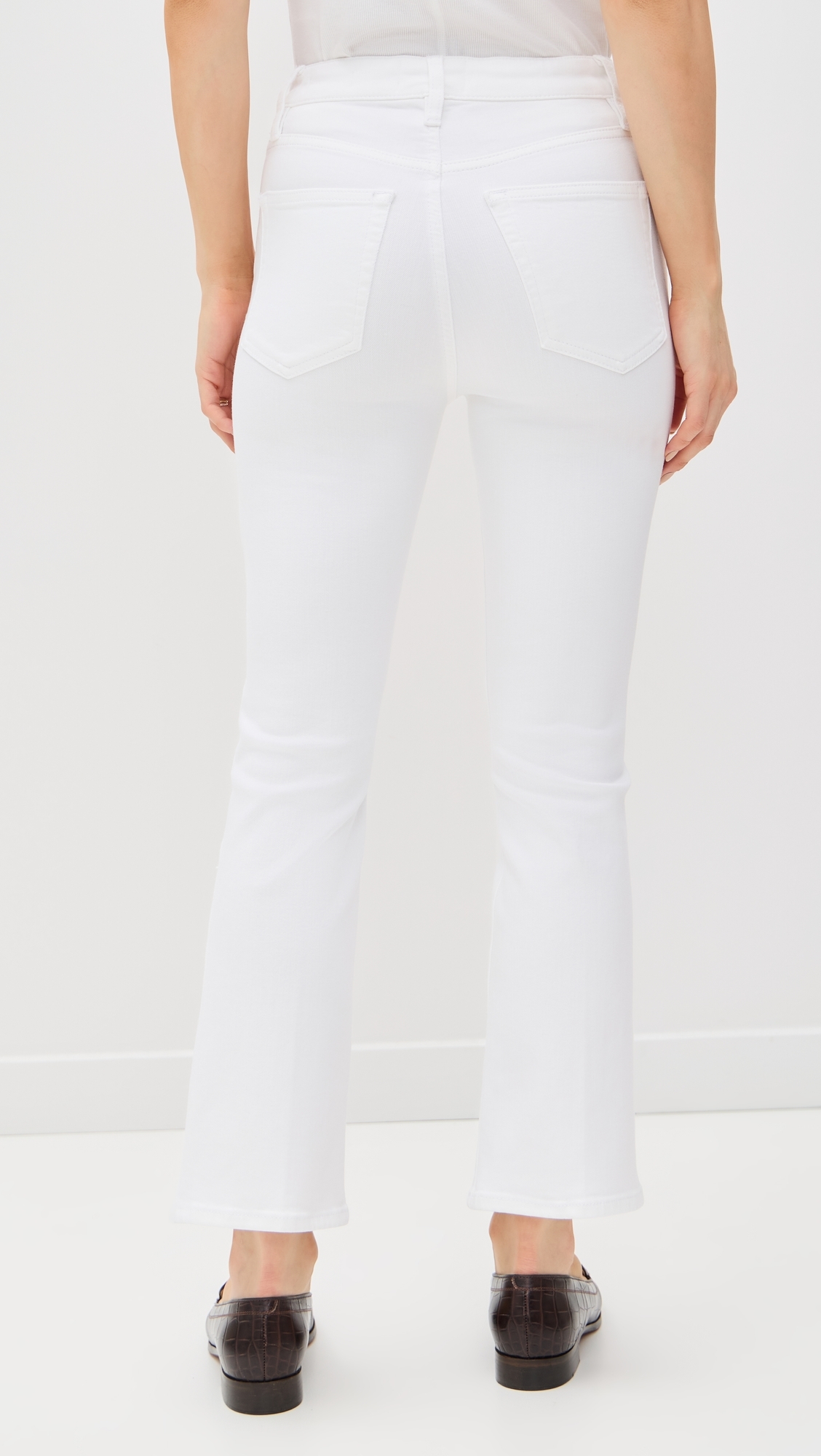 The Reboot Crop Jeans White