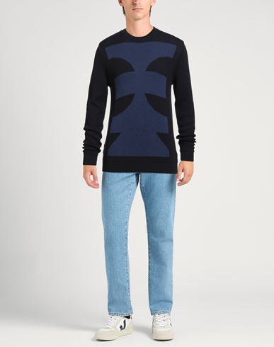 X La Tigre Man Sweater Midnight blue Size 40 Virgin Wool