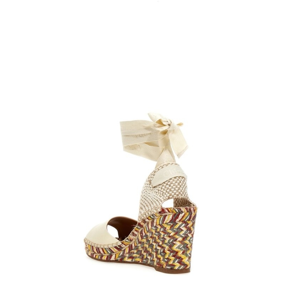 Piia Ankle-Wrap Wedge Sandals