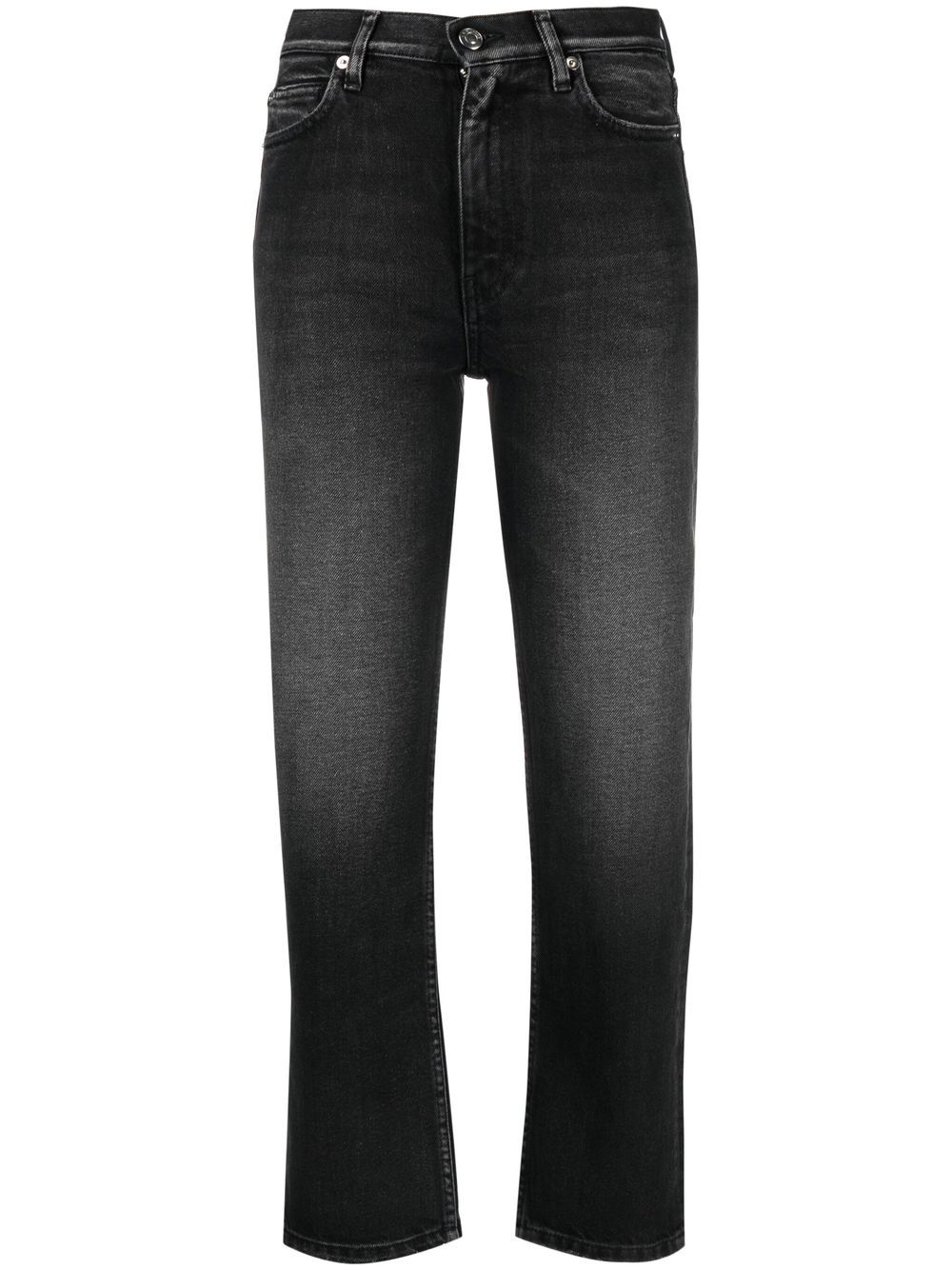 Fitted organic cotton jeans - Black