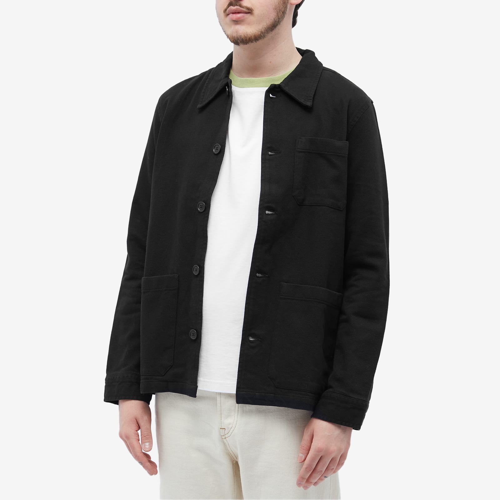 Nudie Jeans Co Men's Nudie Barney Worker Jacket in Black