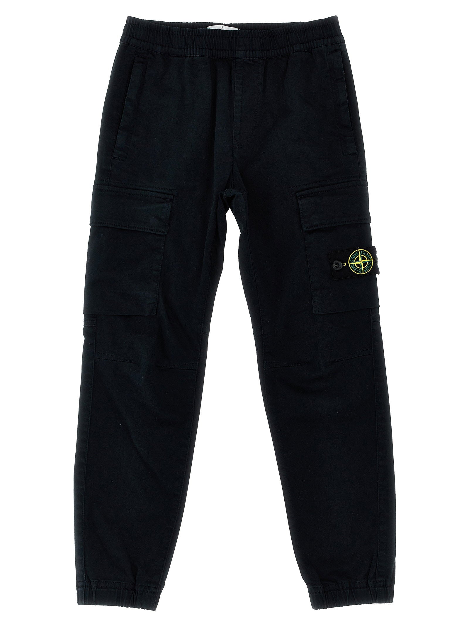 Organic Cotton Cargo Pants — Black