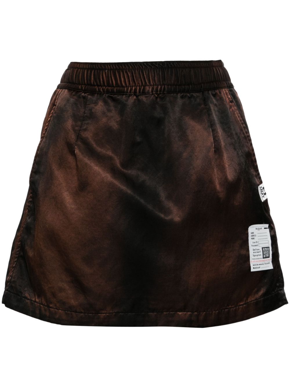 Mini wraparound skorts - Black