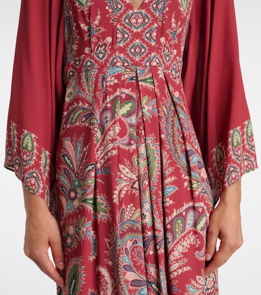 Paisley maxi dress