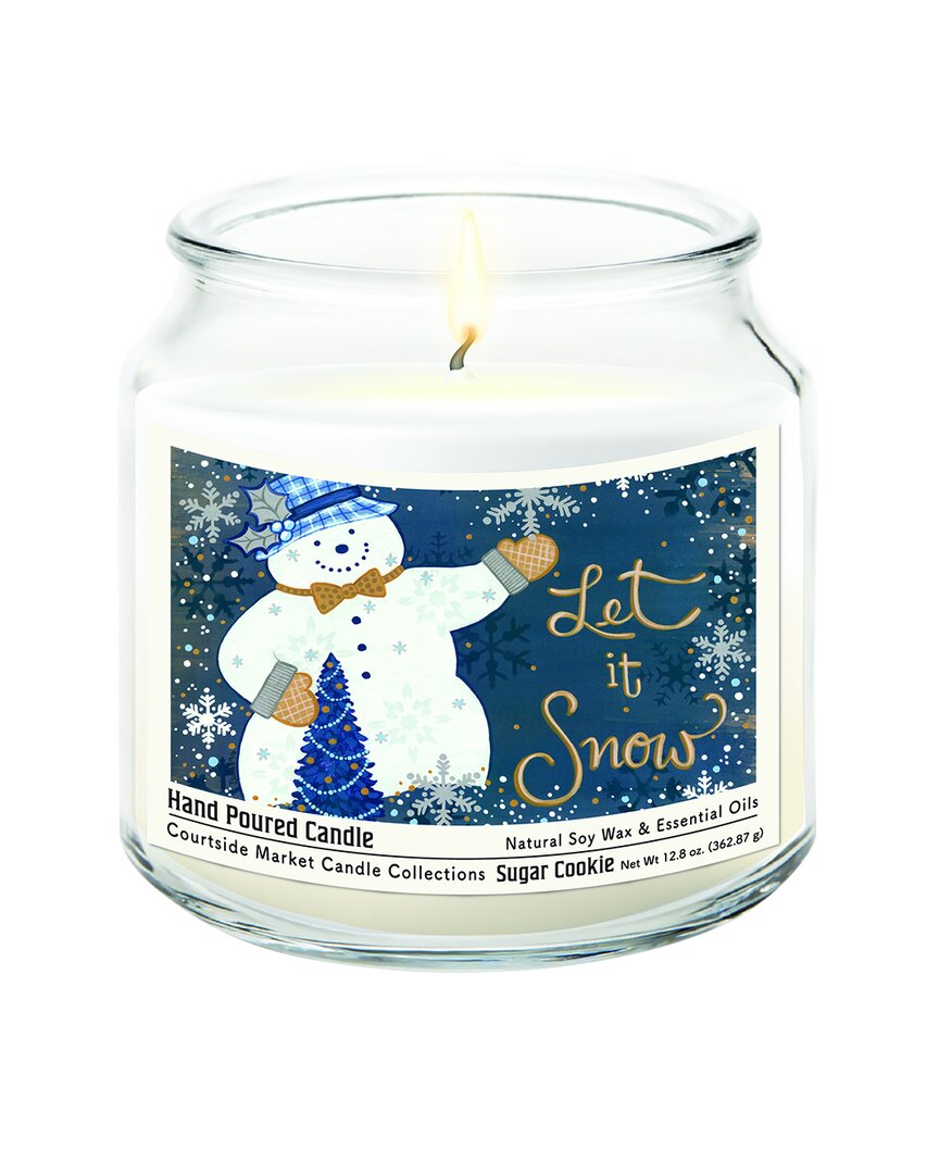 Let It Snow Hand-Poured Soy Wax Candle