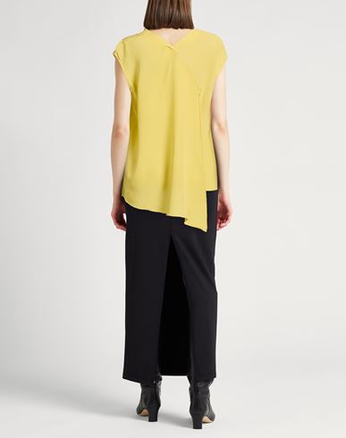Woman Top Lime green Size 10 Silk